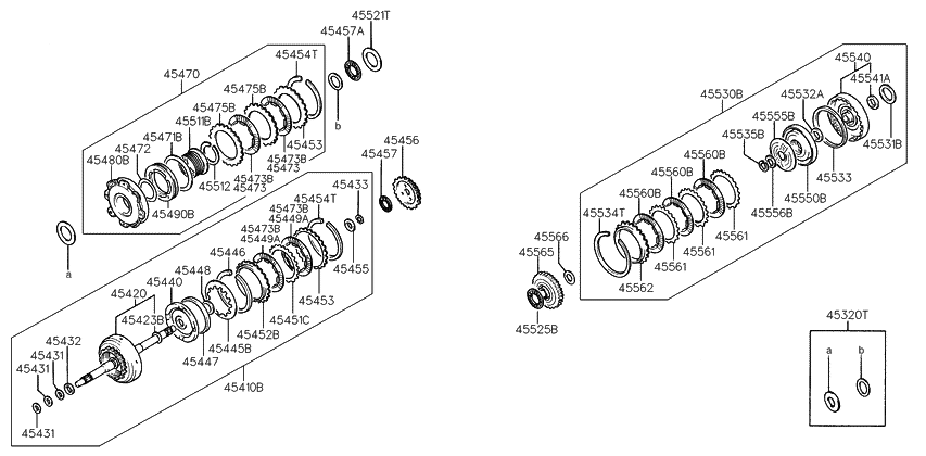 1998 Hyundai Accent Transaxle Clutch