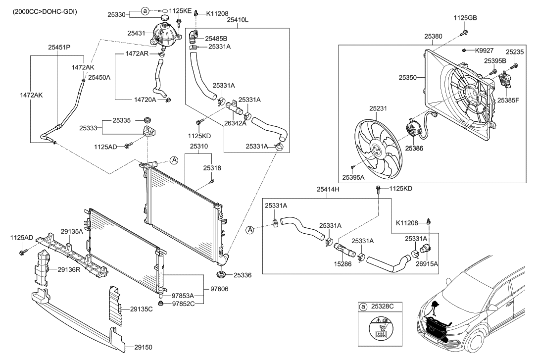 97606D3500 Genuine Hyundai CONDENSER ASSEMBLYCOOLER