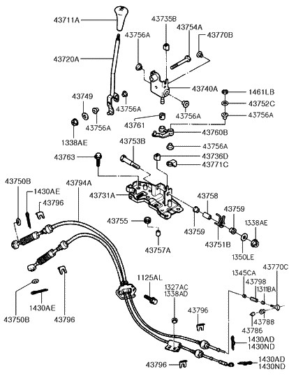 43794-24003 - Genuine Hyundai Parts