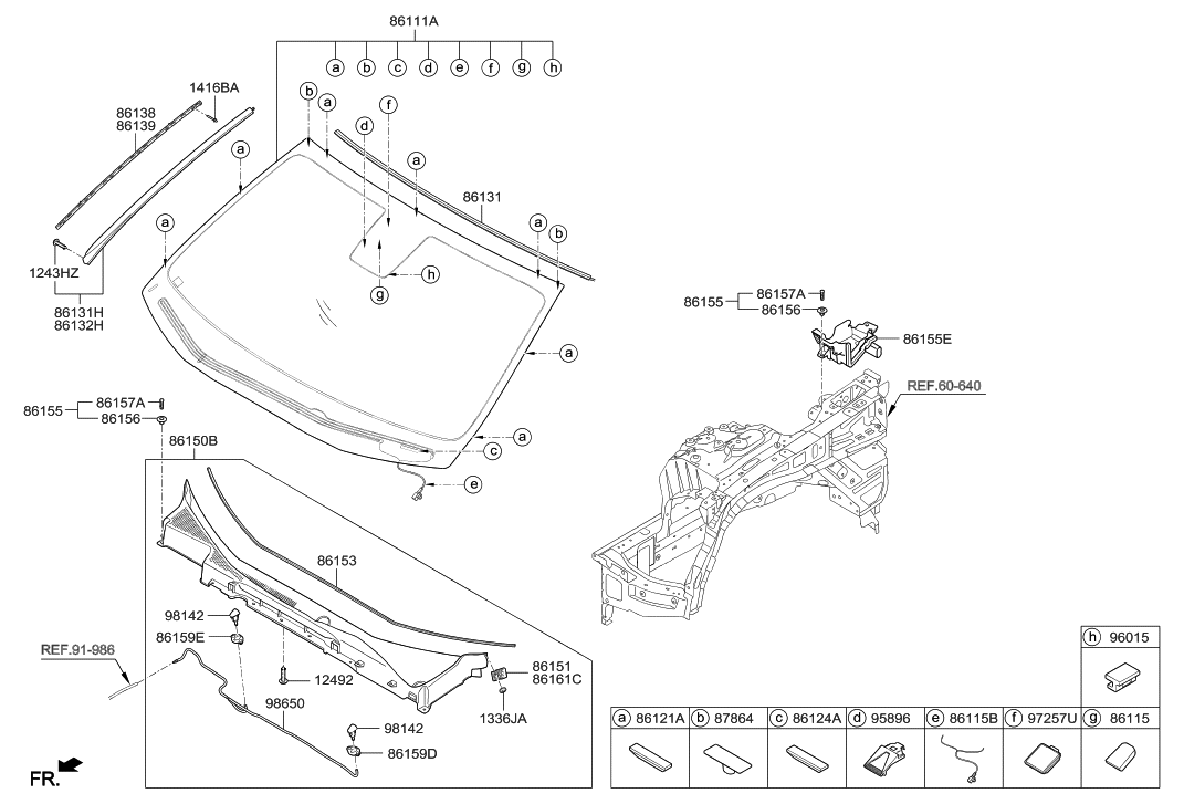 2015 Hyundai Genesis Windshield Glass Hyundai Parts Deal
