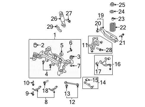 Spring-Rear Diagram for 55330-2B001--DS