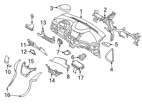 Cover Assembly-Fuse Box Diagram for 84753-3X000-RY-DS