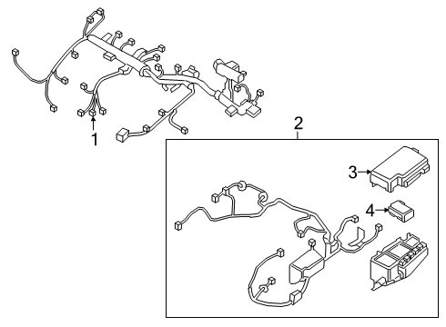 WIRING ASSY-CONTROL Diagram for 91480-J3180