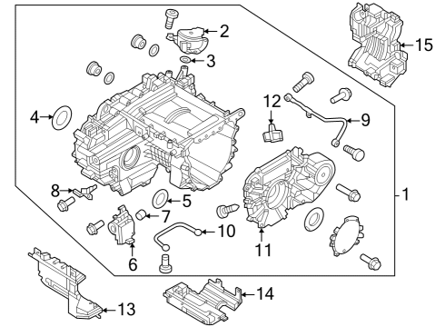 BRKT ASSY-MOTOR MTG,LH Diagram for 217C0-CU000
