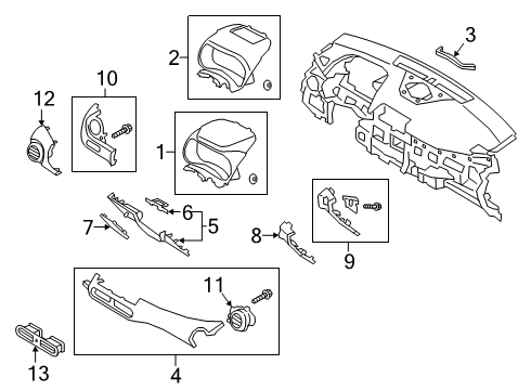 BRACKET-WIRING MTG Diagram for 91931-J9101
