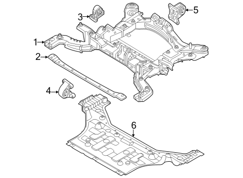 BRKT ASSY-MOTOR MTG RR Diagram for 218G0-CU000