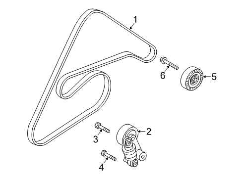 PULLEY-IDLER Diagram for 25286-3CKA2