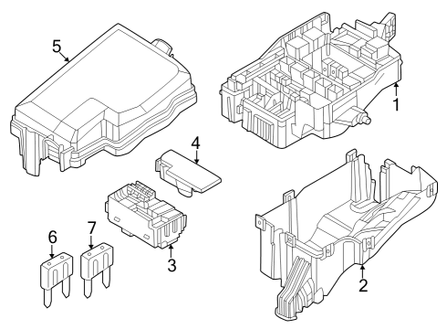 UPR COVER-ENG ROOM BOX Diagram for 91956-KL040