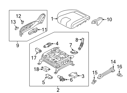 TRACK ASSY-RH Diagram for 88600-S8AA0