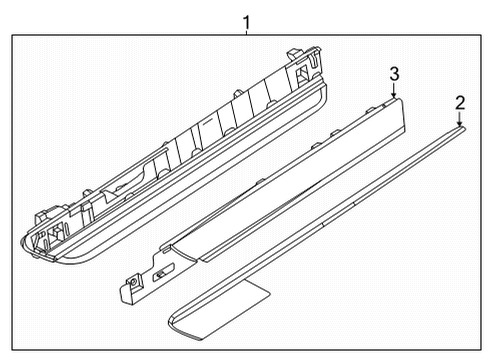 GARNISH-Fender Side UPR,RH Diagram for 923A8-T6000