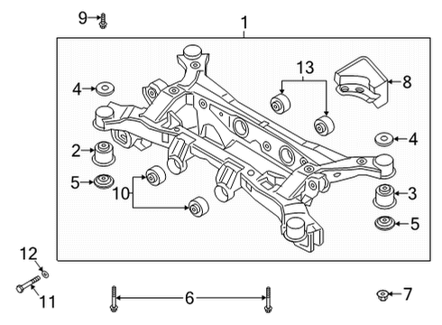 MASS DAMPER-RR,LH Diagram for 55498-P2000