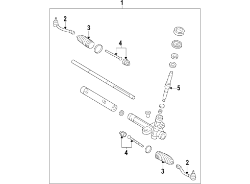 Joint Assembly-Inner Ball Diagram for 57724-B1200