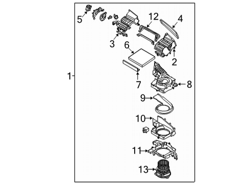 CASE-INTAKE,LWR Diagram for 97131-L0000
