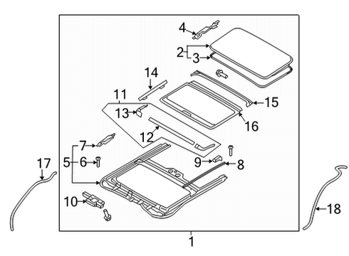 HOSE ASSY-DRAIN FRONT,RH Diagram for 816B0-AA000