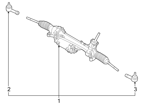 END ASSY-TIE ROD,LH Diagram for 56820-CU000