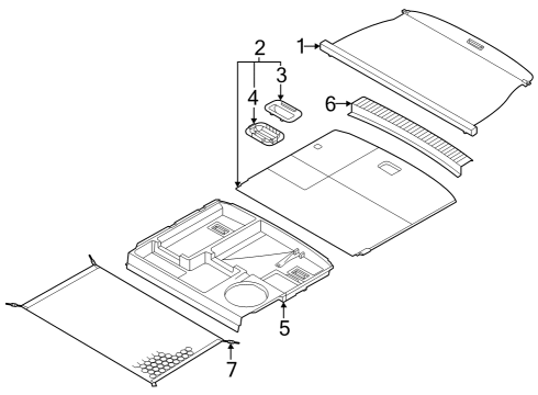 BRACKET-LWR Diagram for 85727-G3000-NNB