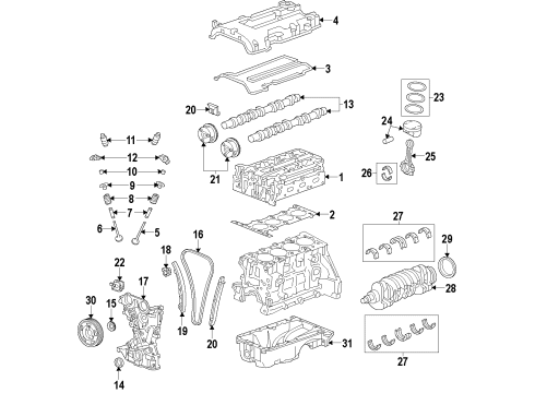 Rod Assembly-Connecting Diagram for 23510-2E560
