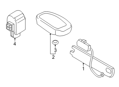 ANTENNA ASSY-SMARTKEY Diagram for 95460-BV200