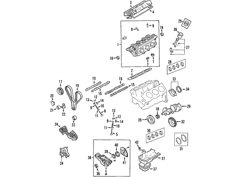 Tensioner-Pulley Diagram for 24450-39810