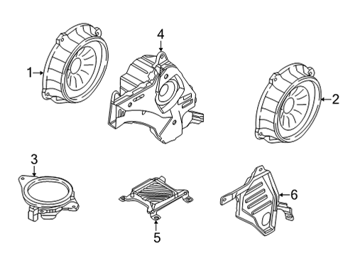 SPEAKER ASSY-RR DR Diagram for 96340-N9300