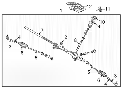 HEAT PROTECTOR Diagram for 57260-AA000