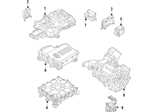 BATTERY SYSTEM ASSY Diagram for 37501-G7601