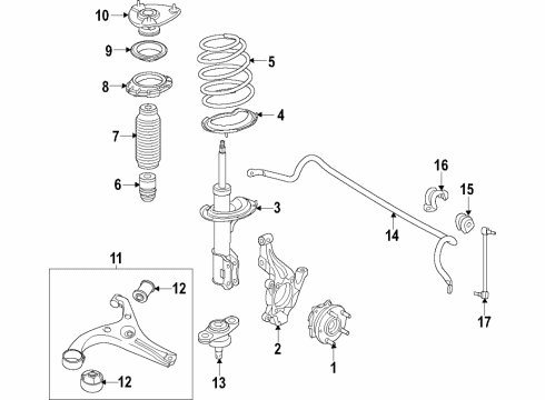 SPRING-FR Diagram for 54630-G3DC0