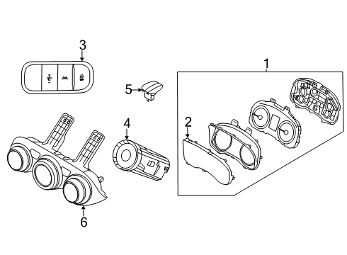 SWITCH ASSY-SIDE CRASH PAD Diagram for 93700-K2180-TGG