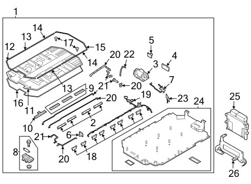 BRACKET-WATERTIGHT REINF SIDE Diagram for 37558-GI100