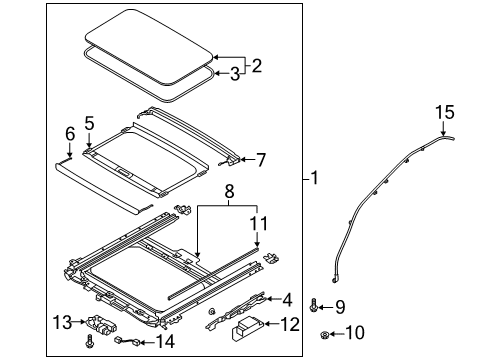 HOSE ASSY-DRAIN REAR,RH Diagram for 816D0-K2000