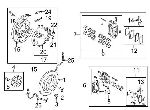 Adjuster Diagram for 58253-3E000
