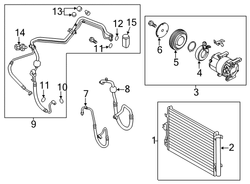 Compressor Assembly Diagram for 97701-2K750