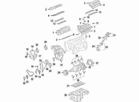Block Sub Assembly-Cylinder Diagram for 328R3-3CA00