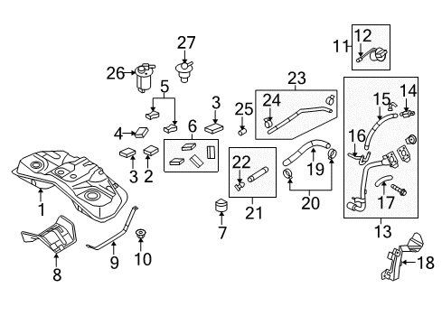 Tether Diagram for 31015-2C700
