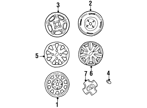 Wheel Assembly-Aluminium Diagram for 52910-34251