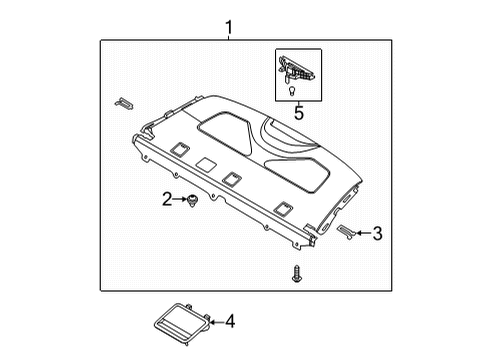 GUIDE-REAR SEAT WEBBING Diagram for 85640-AB000-YFR