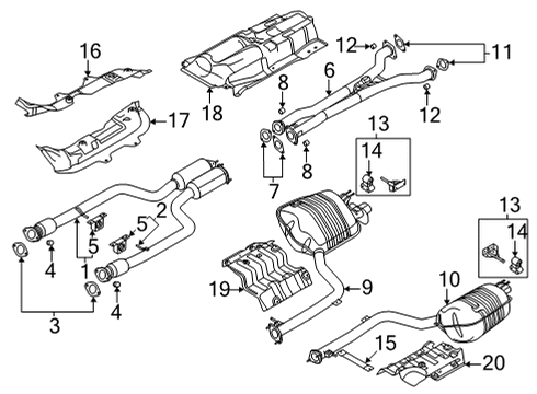 GASKET-EXHAUST PIPE Diagram for 28751-T1100