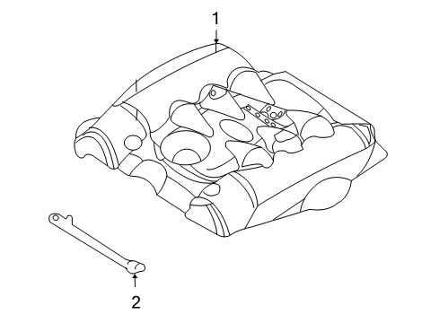 Cover Assembly-Engine Diagram for 29240-3C401
