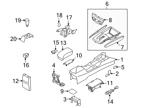 Socket Assembly-Cigar Lighter Diagram for 95120-2L100-HAG