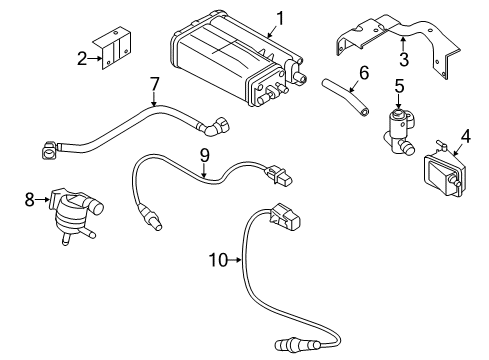 Sensor Assembly-Oxygen Diagram for 39210-2B290