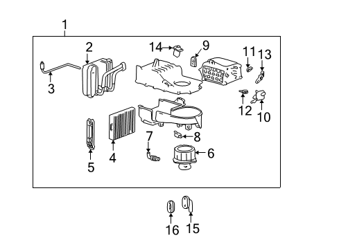 Resistor Assembly Diagram for 97117-05000