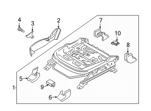 TRACK ASSY-RH Diagram for 88600-S1055-SST