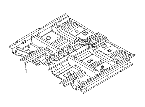PANEL ASSY-FLOOR,CTR Diagram for 65100-S8550