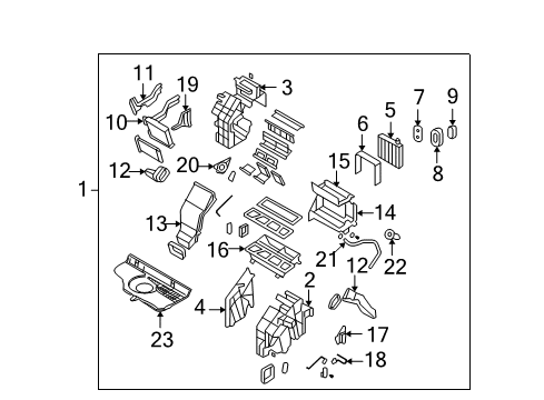 COVER ASSY-UNDER Diagram for 97285-2B050-RAS