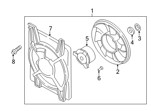 Shroud Diagram for 97735-2D500