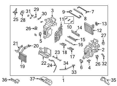 ARM-VENT DOOR Diagram for 97160-S1000