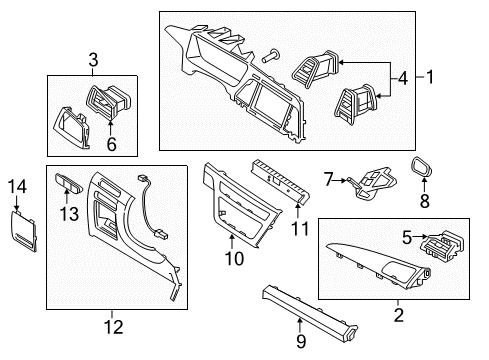 COVER ASSY-FUSE BOX Diagram for 84753-E6310-TRY