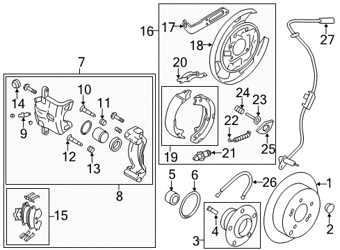 Strut,LH Diagram for 58264-2S500