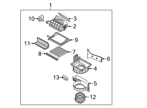 Blower Unit Diagram for 97100-3SBG1
