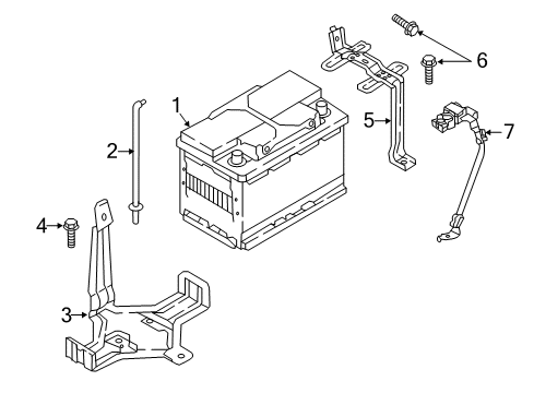 Interstate Battery-Sonata HYBR Diagram for 00275-19000